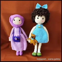 عروسک های دخترانه دستباف پریا و آیدا