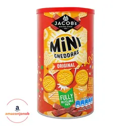 مینی اسنک چدار Jacob's حجم 260 گرم