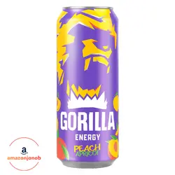 انرژی‌زا گوریلا هلو زردآلو ۴۵۰ میل (روسی)