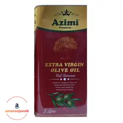روغن زیتون 100 درصد خالص عظیمی 5 لیتری فرا بکر بدون بو (اسپانیایی)