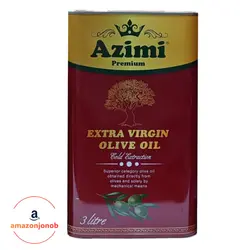روغن زیتون 100 درصد خالص عظیمی 3 لیتری بدون بو (اسپانیایی)
