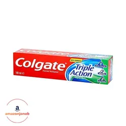 خمیر دندان Colgate مدل Triple Action حجم 100 میلی لیتر (اورجینال)