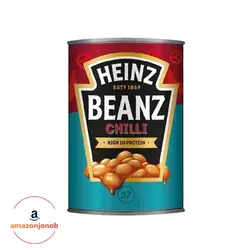 کنسرو لوبیا هاینز با طعم فلفل HEINZ وزن 415 گرم