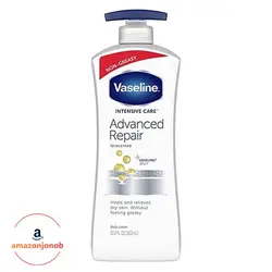 لوسیون بدن وازلین بدون بو مدل Advanced Repair حجم ۴۰۰ میل
