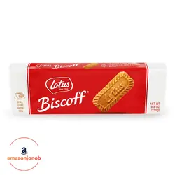 بیسکویت ساده لوتوس ۲۵۰ گرمی Lotus Biscoff (بلژیکی)