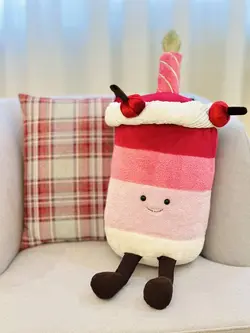 عروسک بالشی کیک گیلاس