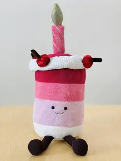 عروسک بالشی کیک گیلاس