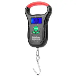 ترازو وزن کشی قلاب دار مدل متر داخلی کد 50Kg/10G Hook-Scale - مشکی