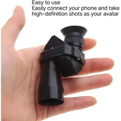 تلسکوپ تک چشمی 1000x20 | دوربین قابل حمل با زوم 20 برابر مناسب طبیعت‌گردی و شکار - مشکی