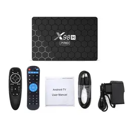 اندروید باکس مدل X98H Pro 4K - مشکی