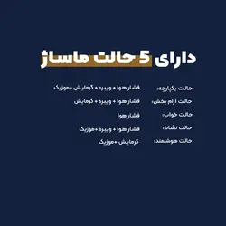 ماساژور چشم مدل 5M-MODRN - سفید براق