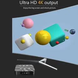 اندروید باکس مدل T95MAX 32/4GB به همراه کیبورد بیسیم - مشکی