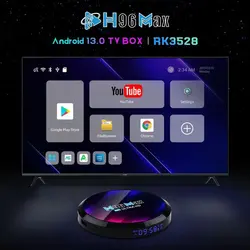 اندروید باکس اچ96 مدل Max RK3528 4/32GB - مشکی
