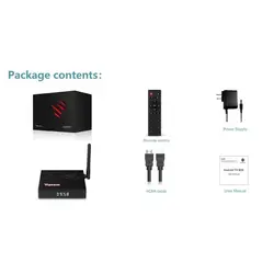 اندروید باکس تانیکس مدل tx68 4/64GB - مشکی