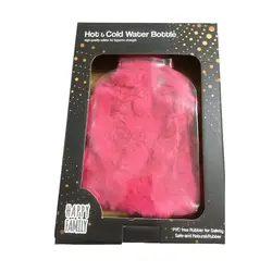 کیسه آب گرم مدل پشمالو هپی فمیلی - طوسی روشن