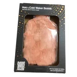 کیسه آب گرم مدل پشمالو هپی فمیلی - طوسی روشن