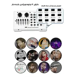 میکروفون استودیویی مدلlegendary vocal  103 به همراه کارت صدا