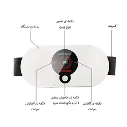 کمربند لاغری مدل 9151_EMS - سفید