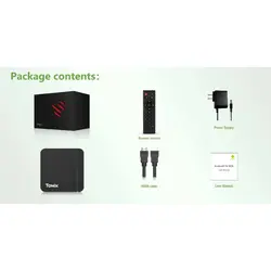 اندروید باکس تانیکس مدل W2 32/4GB - مشکی