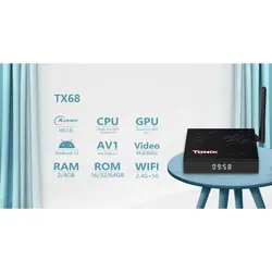 اندروید باکس تانیکس مدل TX68 32/4GB - مشکی