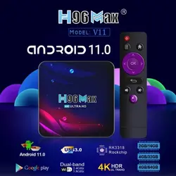 اندروید باکس اچ 96 مدل V11 32/4GB - مشکی
