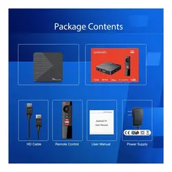  اندروید باکس مدل X88mini13 32/4GB - مشکی