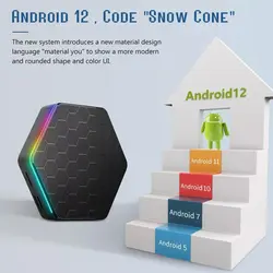 اندروید باکس مدل T95Z Plus به همراه کیبورد بیسیم - مشکی
