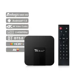 اندروید باکس تی ایکس تری مدل  32/4GB Mini - مشکی