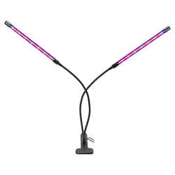 چراغ رشد گیاه 10 وات مدل Dual Head - مشکی