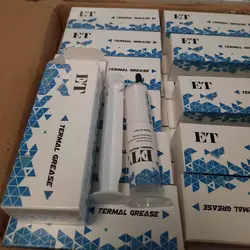 خمیر سیلیکون 40 گرمی سرنگی برند ET با کیفیت عالی
