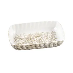 مرغ خوری گلدکیش مدل مستطیل طرح سارینا سایز متوسط کد GK701134-6