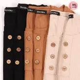 بلوز آستین بلند کبریتی برشکا یقه سه دکمه