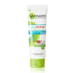 فوم شستشو صورت گارنیر کنترل کننده چربی مدل Garnier Pure Active Deep Clean
