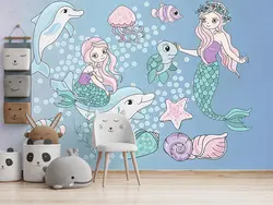 پوستر دیواری پری دریایی