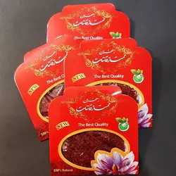 زعفران سرگل قائنات 1مثقالی پک 4عددی(ارسال رایگان)
