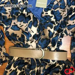 خرید پیراهن مجلسی زنانه ترک کمربند دار | شیک و راحت