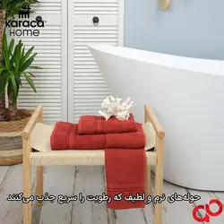 خرید حوله دست و صورت کاراجا هوم | سایز 90×50 سانتی متر
