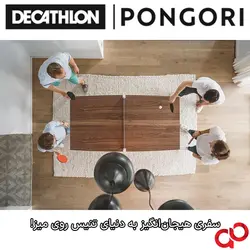 راکت پینگ پنگ حرفه ای دکتلون مدل PPR 100S + سه عدد توپ