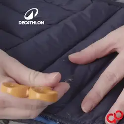 چسب تعمیر کاپشن و کیسه خواب دکتلون | ترمیم سریع، ضدآب و حرفه‌ای