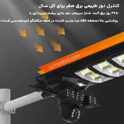 دوربین خورشیدی 3 لنز چراغدار مدل V380Pro XA12-4G - فروشگاه دوربین مداربسته