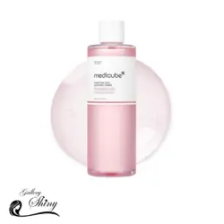 تونر صورتی تسکین دهنده و روشن کننده سیکا مدی کیوب Medicube PDRN Pink Cica Soothing Toner - گالری شاینی