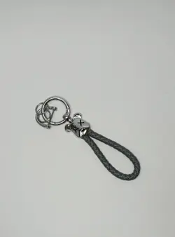 جاکلیدی خرسی فلزی چرمی دخترانه