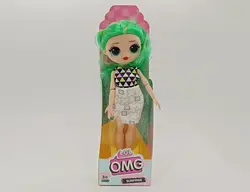 عروسک دخترانه لول سوپرایز LOL Surprise سری OMG مدل مو آبی کد 136B