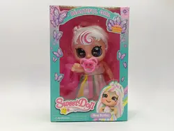 عروسک Sweet Doll با لباس رنگارنگ و شیشه شیر