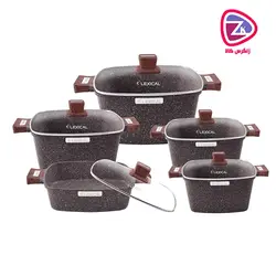 سرویس قابلمه گرانیتی ۱۰ پارچه لکسیکال مدل DCC-59710