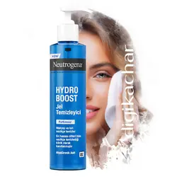 ژل شستشو صورت نوتروژینا Neutrogena Hydro Boost temizleyici Fragrance-Free سری تمیز کننده های هیدروبوست حاوی هیالورونیک اسید حجم 200 میل