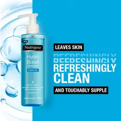 ژل شستشو صورت نوتروژینا Neutrogena Hydro Boost temizleyici Fragrance-Free سری تمیز کننده های هیدروبوست حاوی هیالورونیک اسید حجم 200 میل