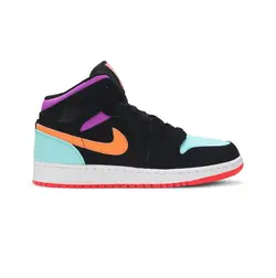 کتونی نایک جردن وان مولتی کالر Nike Jordan 1 Mid Multi Color