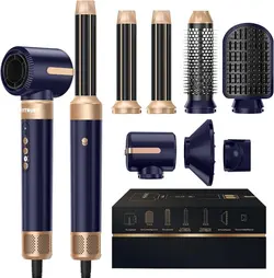 برس موی تاشو با 8 قطعه جانبی PR332AT