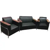 مبل نیم ست اداری مدل اطلس گلدوزی دسته وکیوم